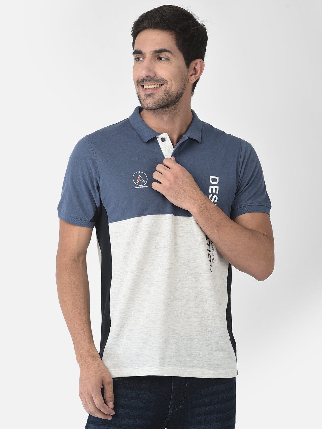 Multi-Colour Polo T-Shirt - Men T-Shirts