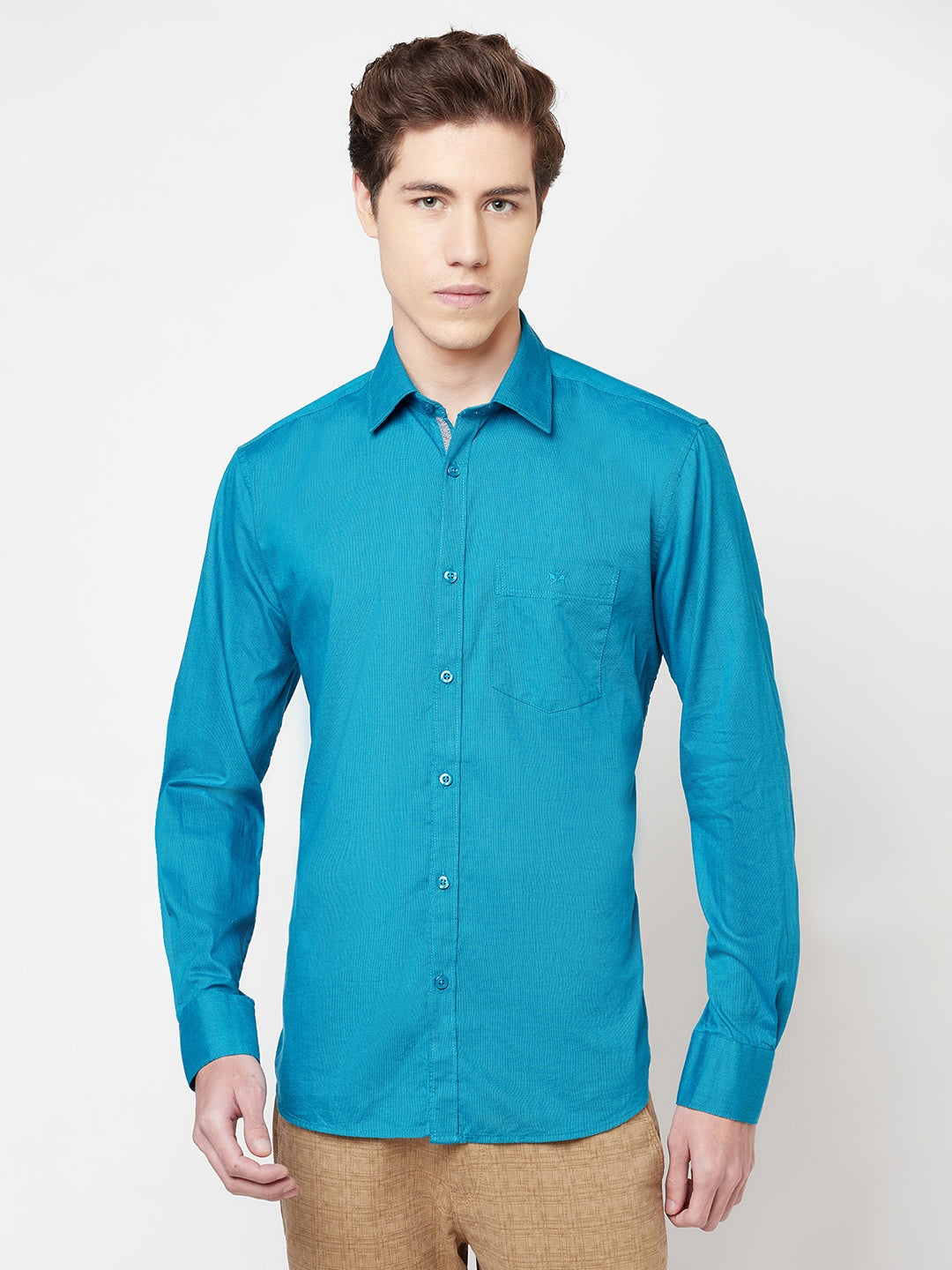 Blue Casual Shirt - Men Shirts