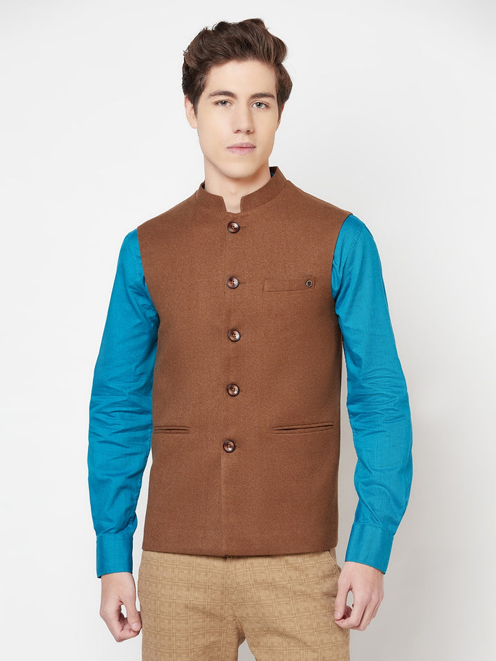 Brown Waist Coat - Men Waist Coat