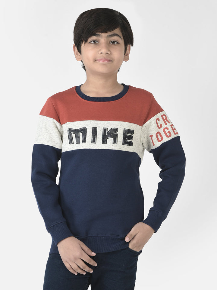  Blue MIKE Sweatshirt