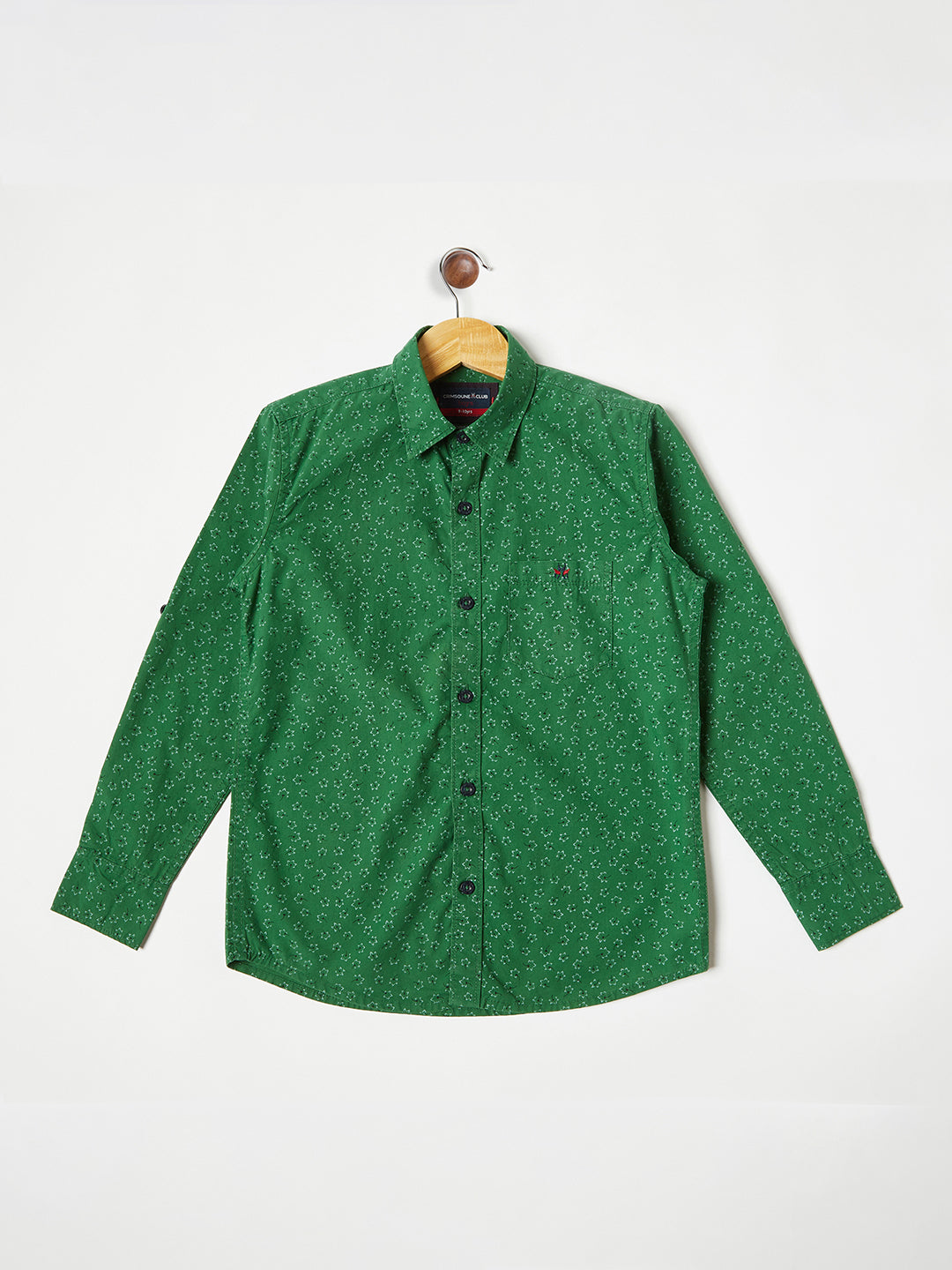 Green Floral Shirt - Boys Shirts