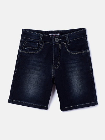 Navy Blue Denim Shorts - Boys Shorts