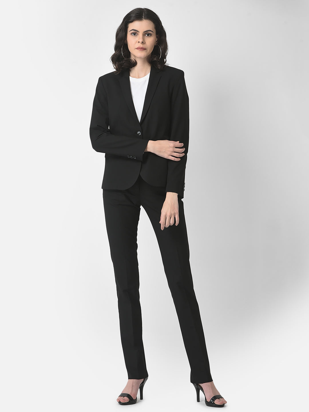  2 Piece Black Suit Set