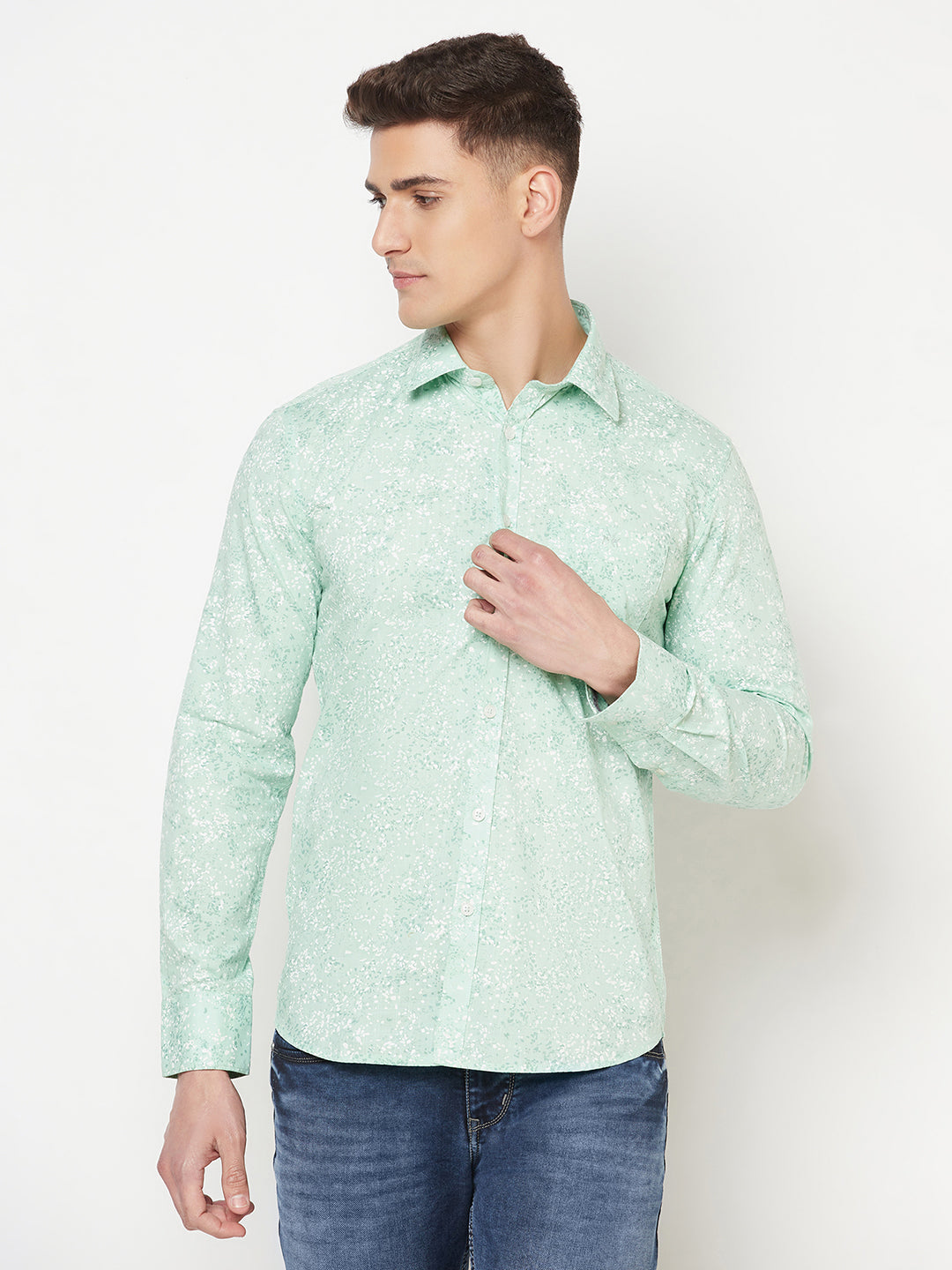 Green Casual Shirt - Men Shirts