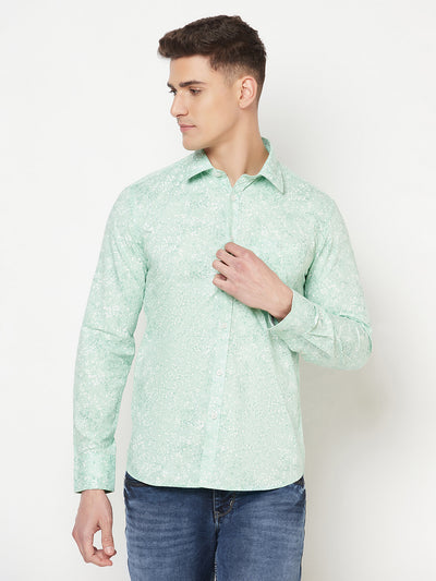 Green Casual Shirt - Men Shirts