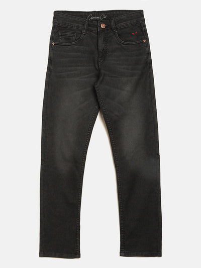 Black Slim Fit Denim - Boys Jeans