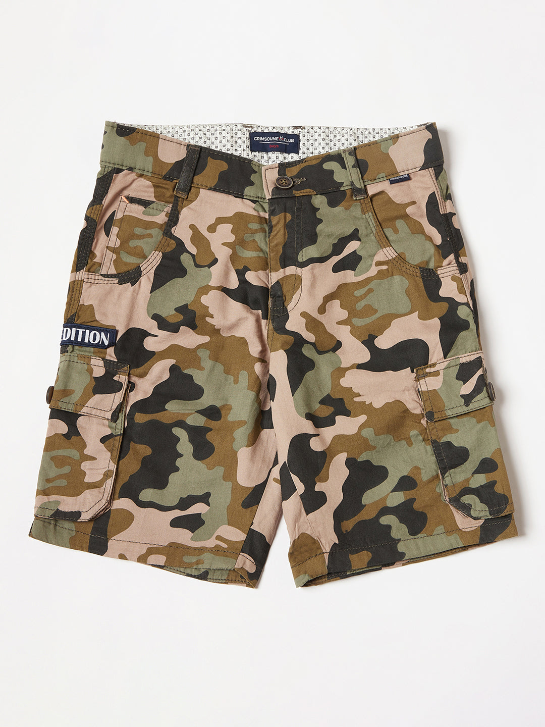 Olive Camouflage Shorts - Boys Shorts