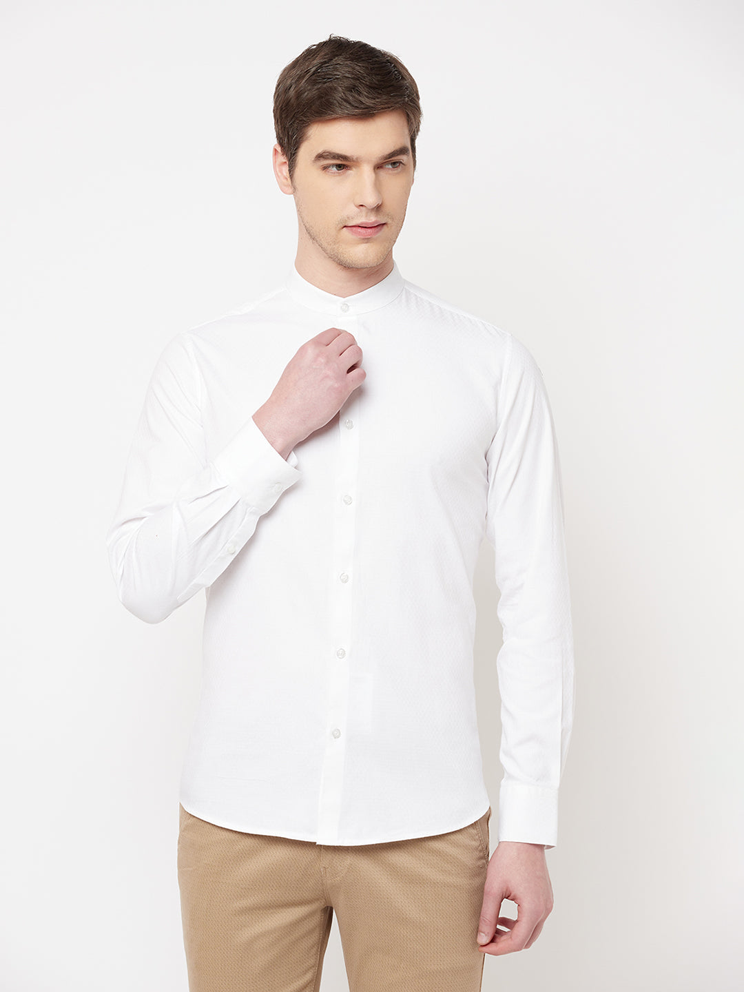 White Casual Shirt - Men Shirts