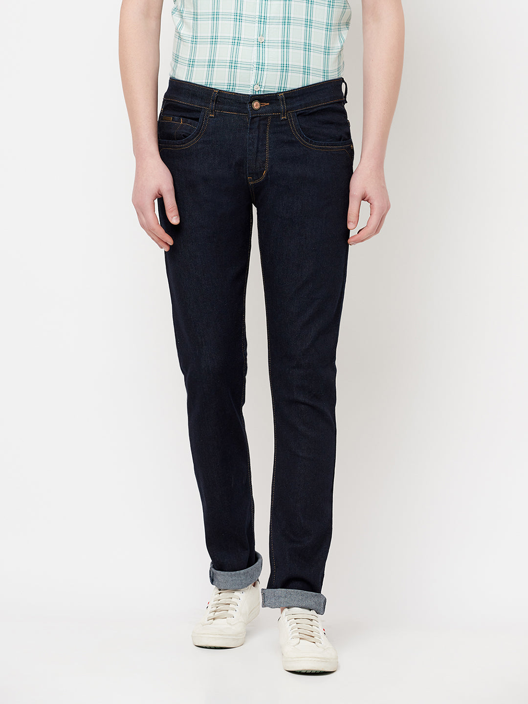 Navy Blue Jeans - Men Jeans