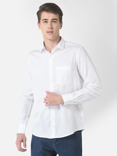  Classic White Button Shirt