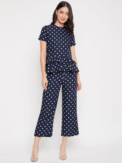 Polka Dots Co-ord set - Women Co-ord Sets