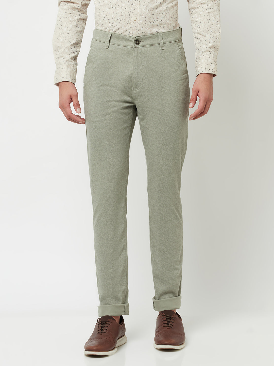 Olive Trousers-Men Trousers-Crimsoune Club