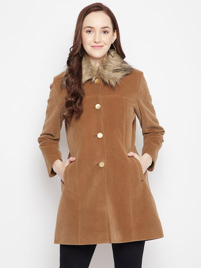 Brown Longline Blazer - Women Blazer