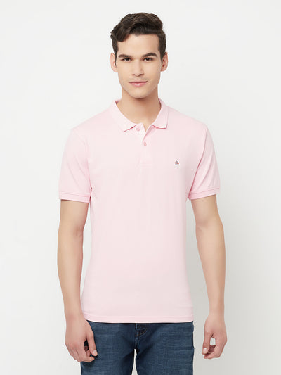 Pink Polo T-Shirt - Men T-Shirts