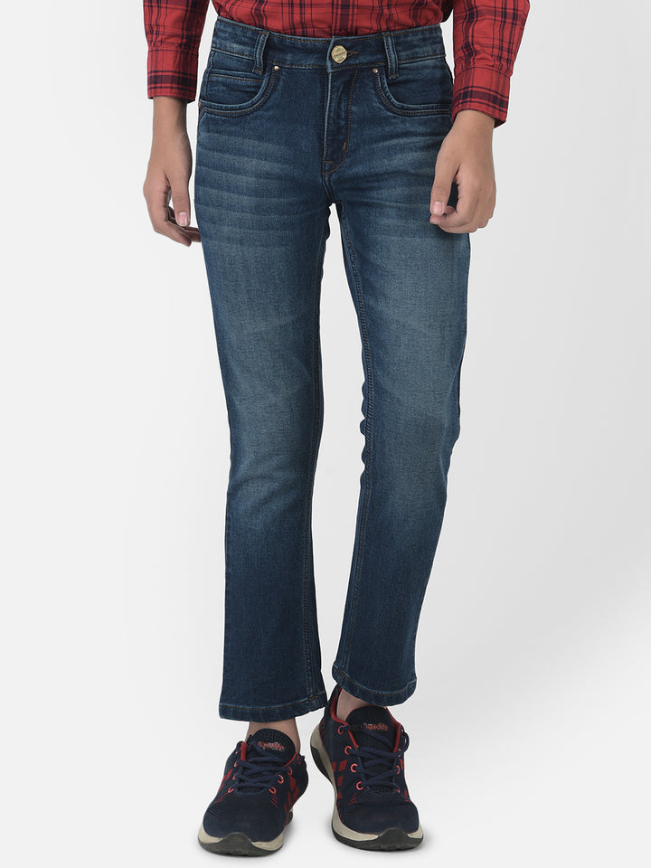 Lightly Fade Blue Jeans - Boys Jeans
