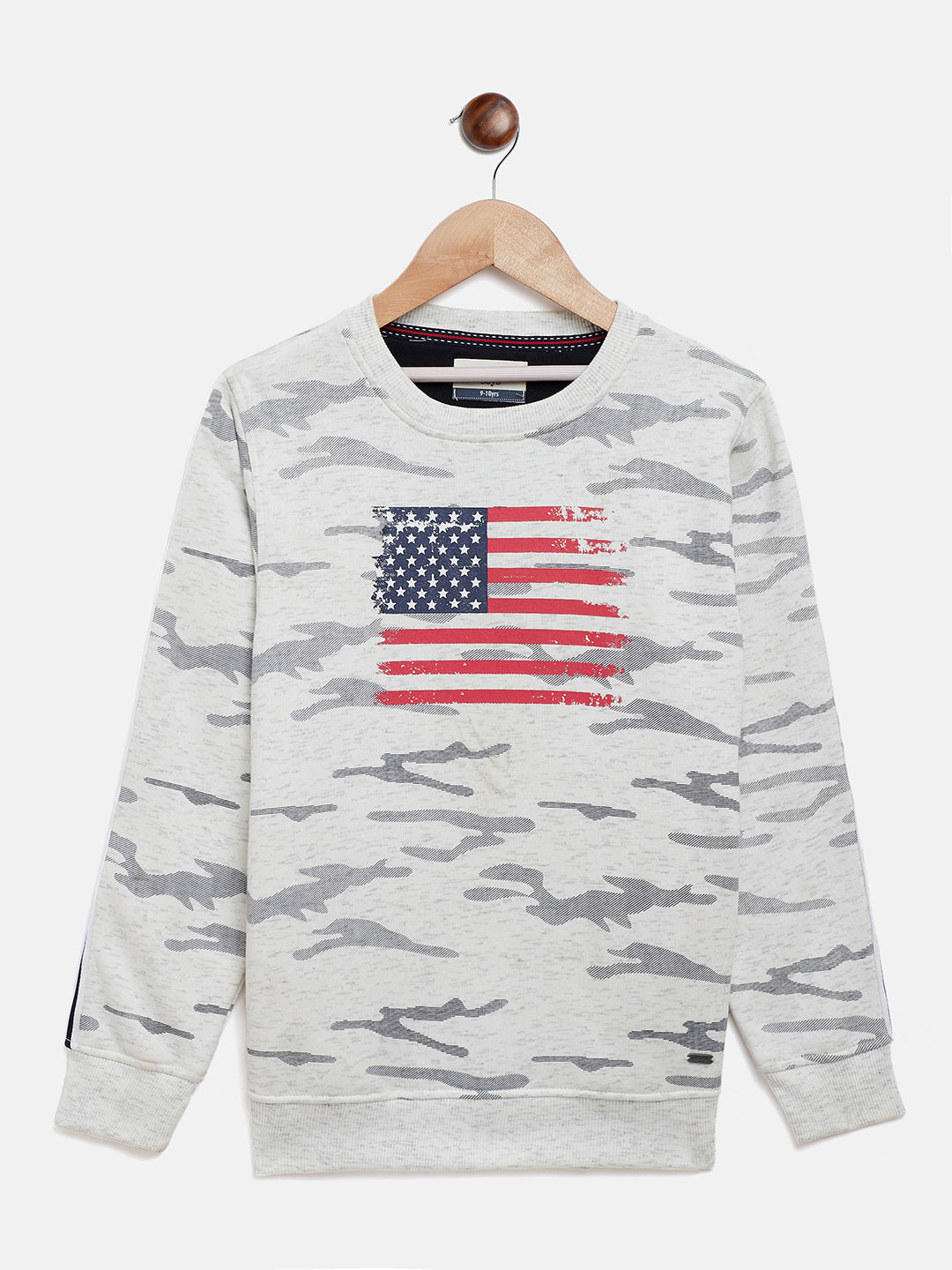 White Camouflage Sweatshirt - Boys Sweatshirts