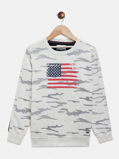 White Camouflage Sweatshirt - Boys Sweatshirts