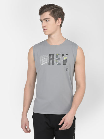  Grey Rev-Up Tank T-Shirt