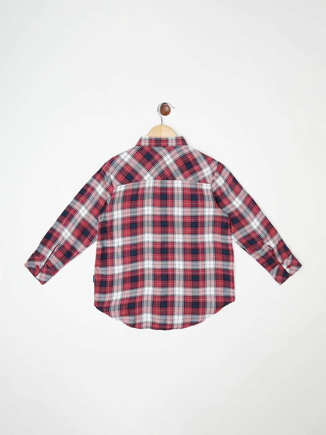 Red Checked Casual Shirt - Girls Shirts