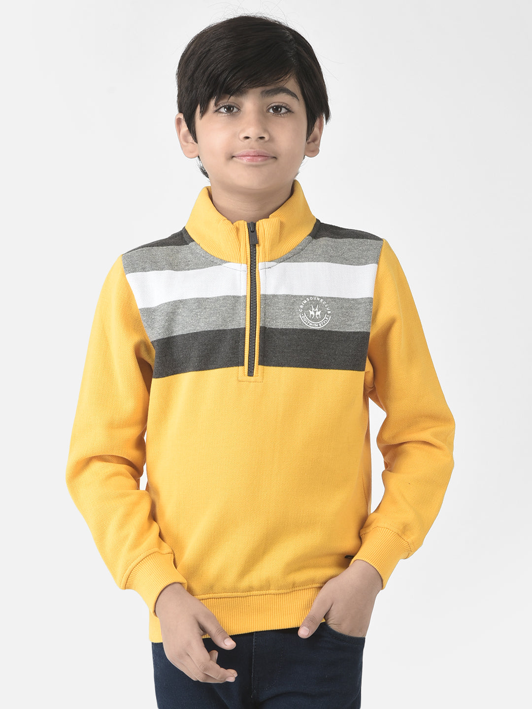  Yellow Half-Zip Sweatshirt