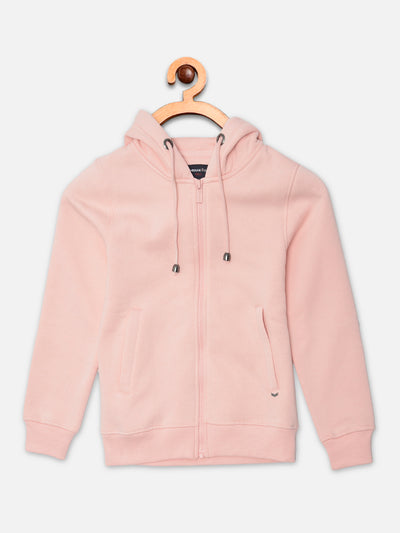 Pink Hooded Sweatshirt - Girls Sweatshirts