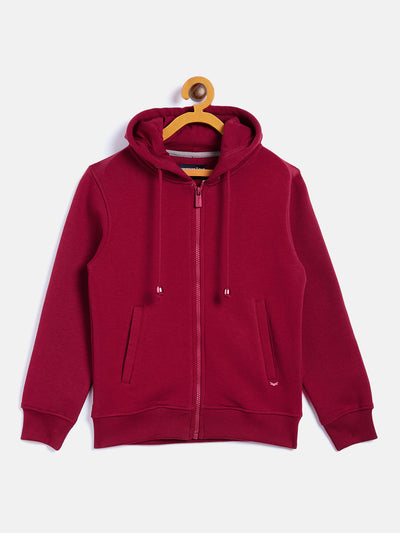 Maroon Hooded Sweatshirt - Girls Sweatshirts