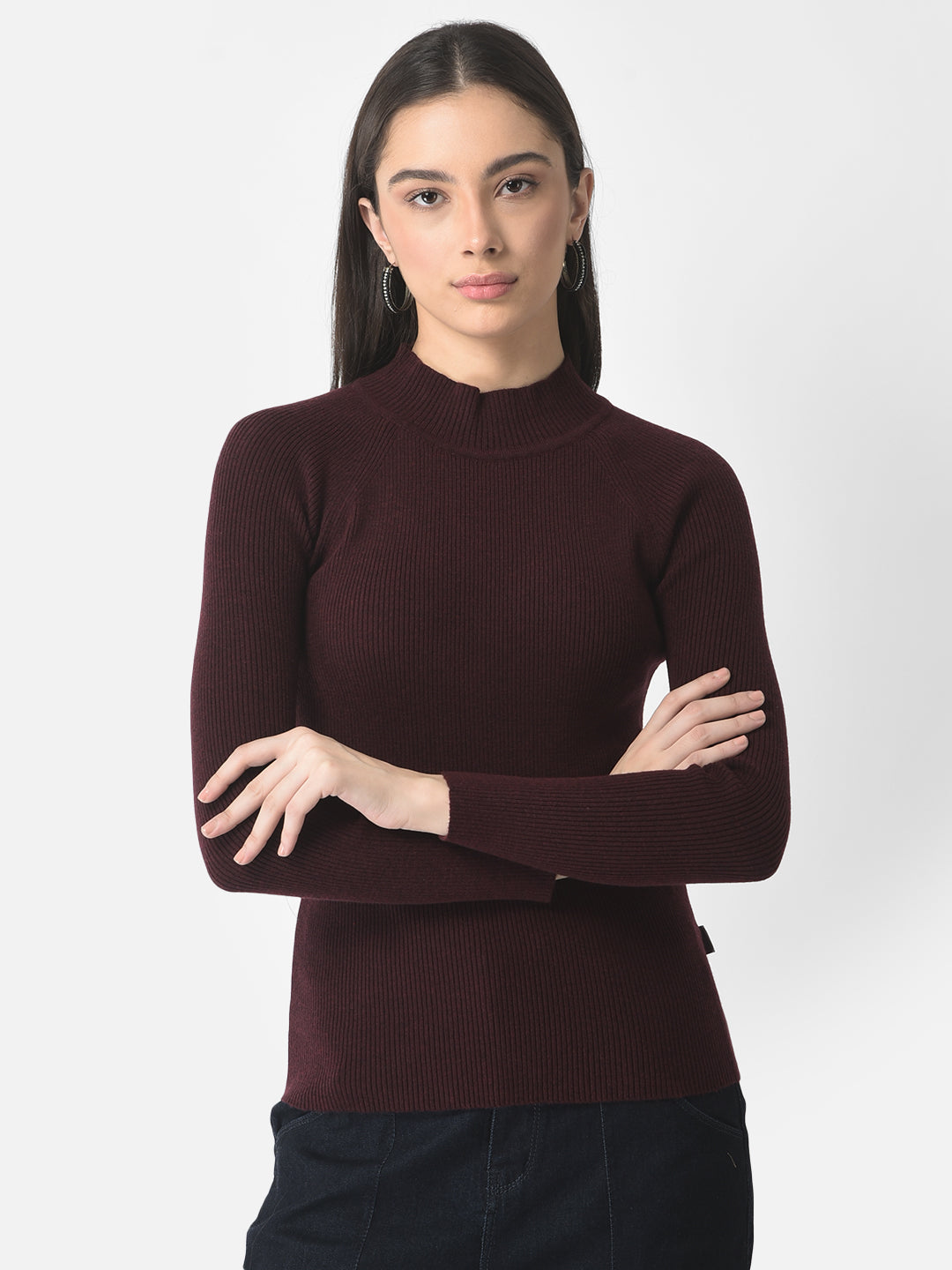  Burnt Maroon Sweater