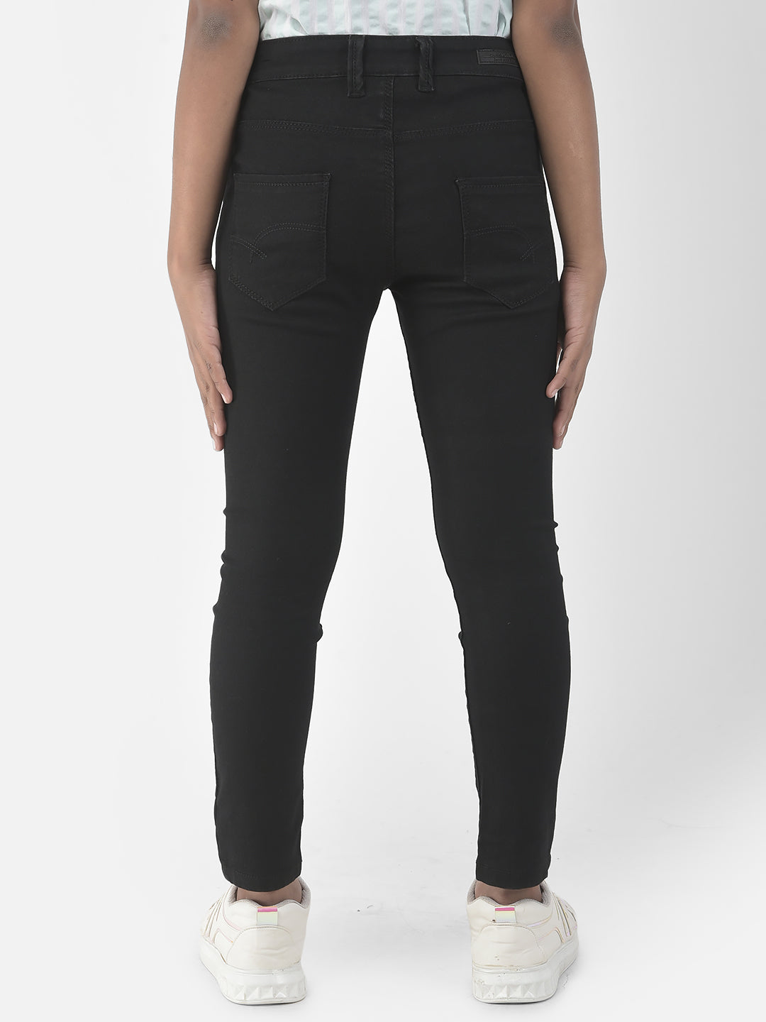  Black Slim-Fit Denims