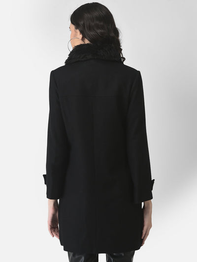  Black Zipped Coat