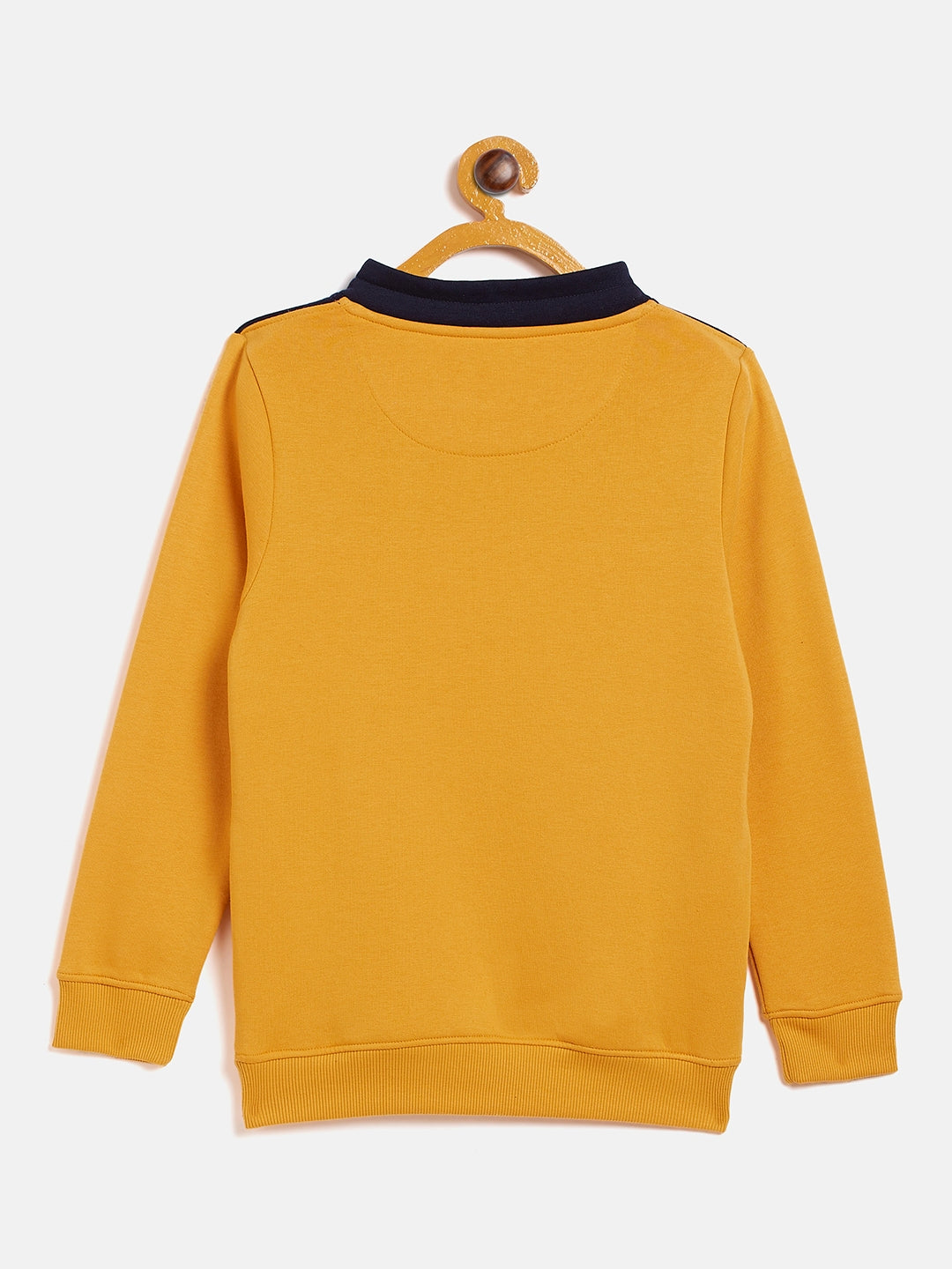 Yellow Colorblocked Sweatshirt - Boys Sweatshirts