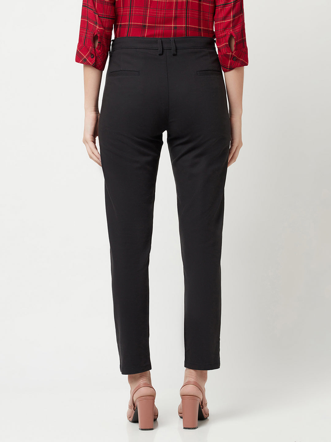 Black Trousers-Women Trousers-Crimsoune Club