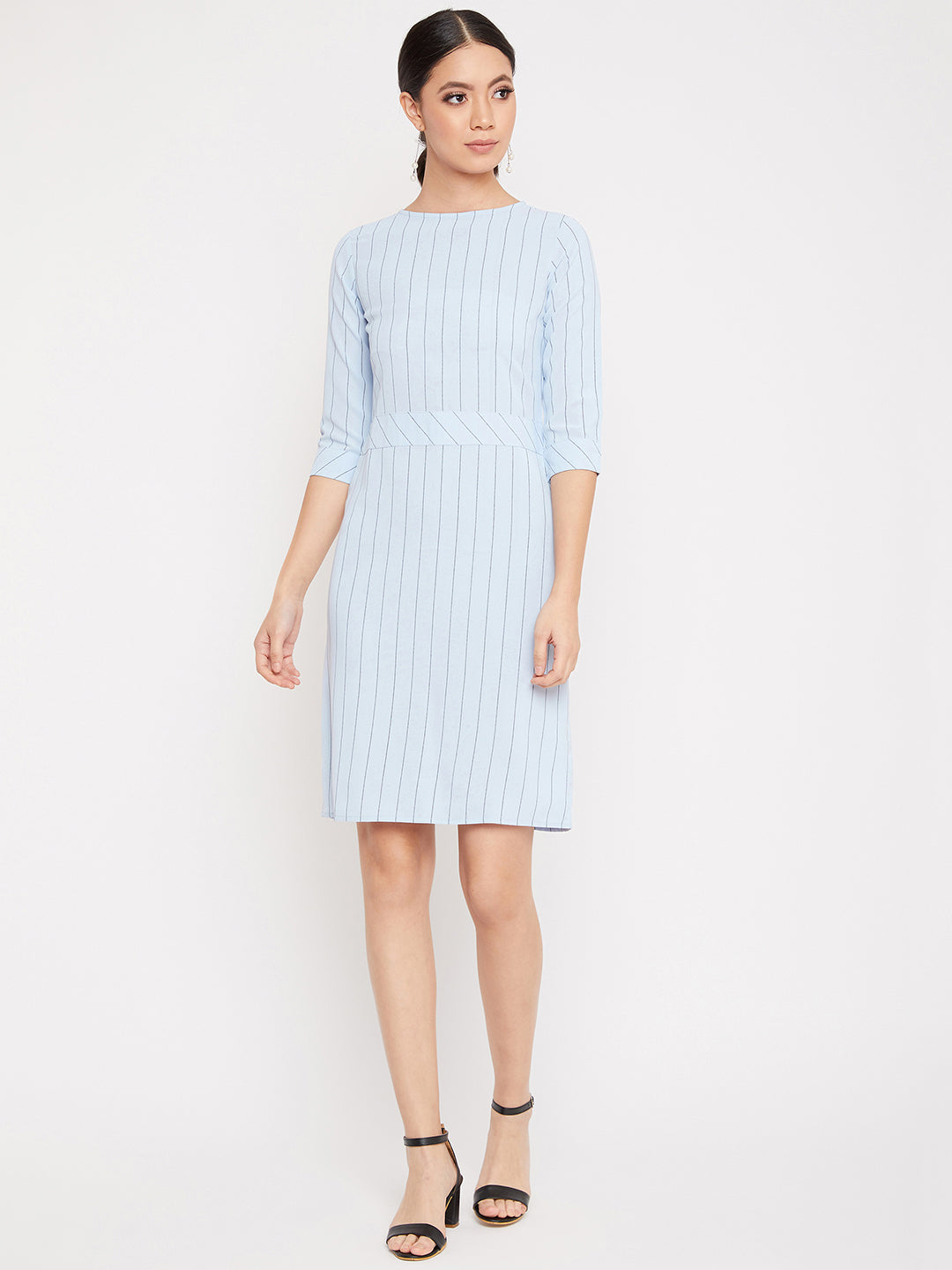 Blue Striped Dress - Women Dresses