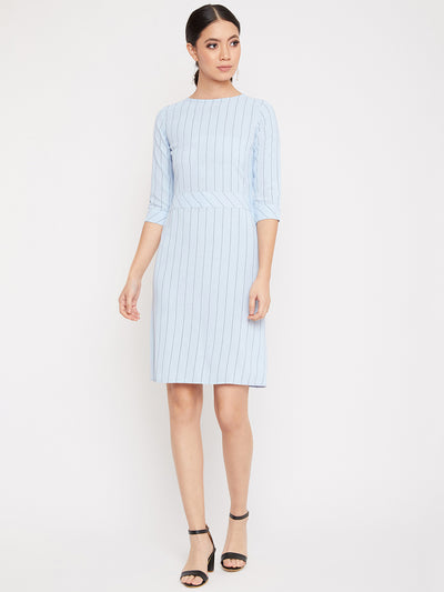 Blue Striped Dress - Women Dresses