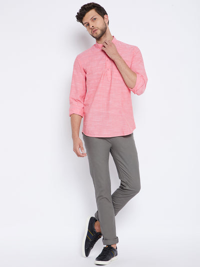 Pink Kurta - Men Kurtas