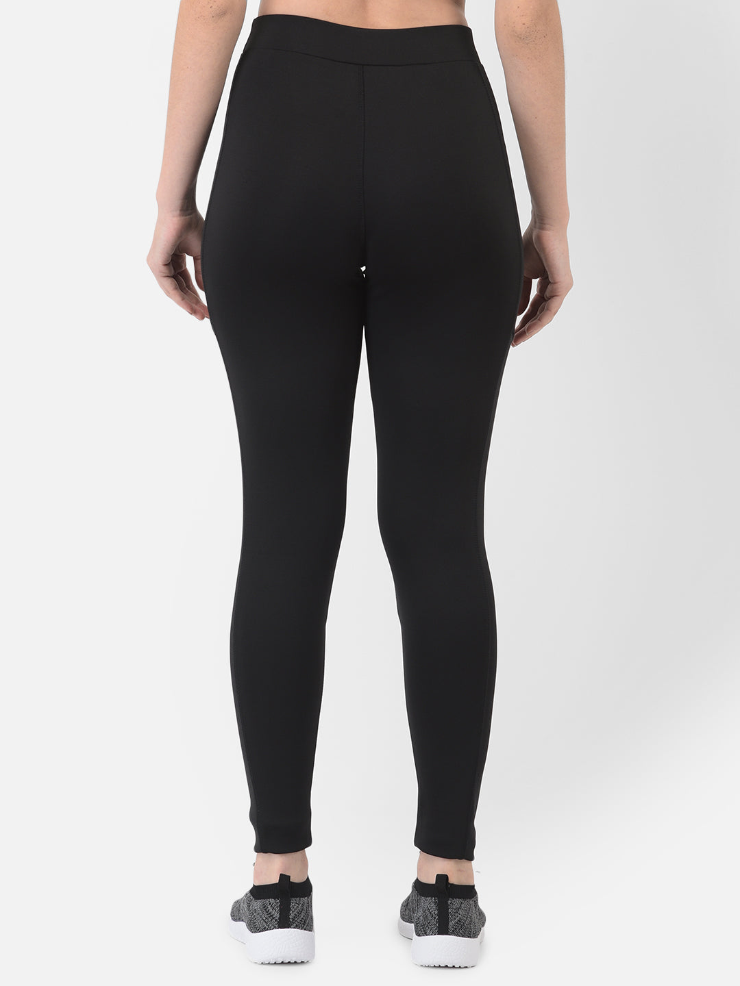 Black High Waisted Track Pants - Women Track Pants