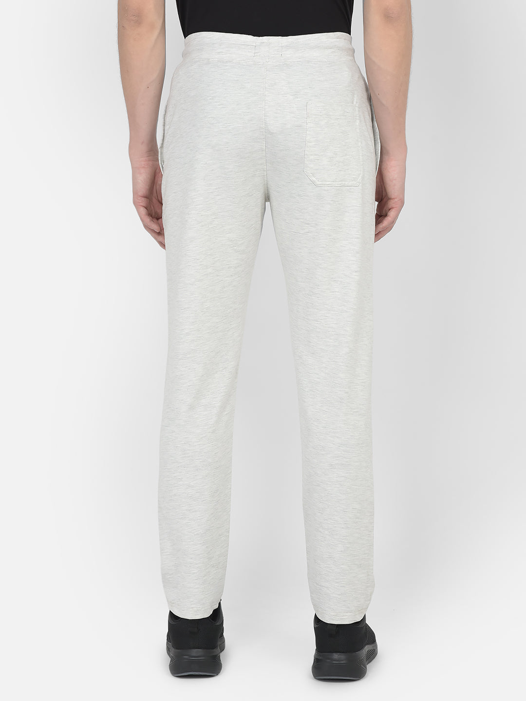  Minimal Ecru Melange Track Pants