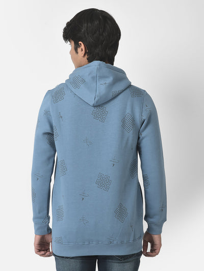  Blue Off-Beat Sweatshirt