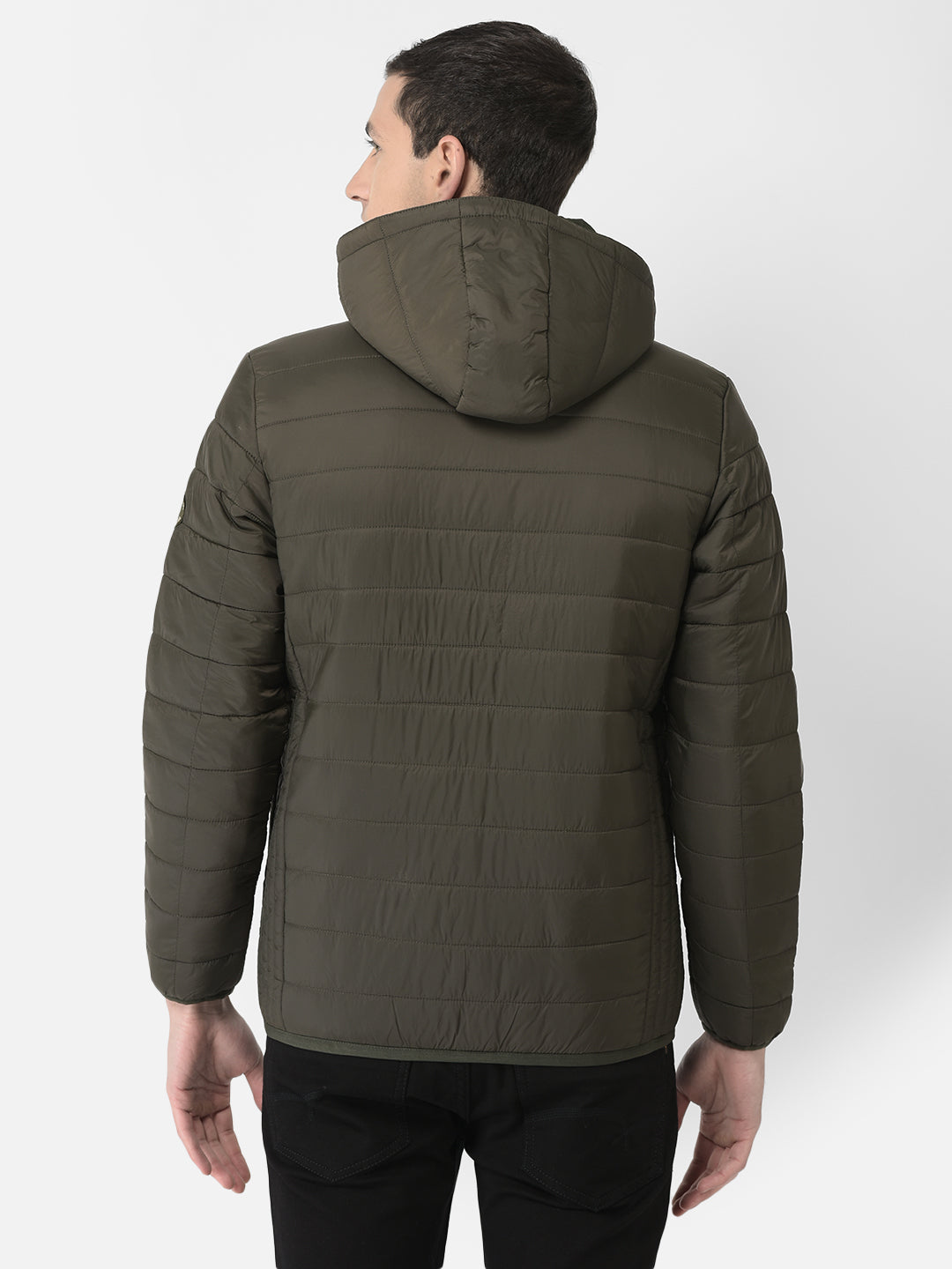  Minimal Olive Padded Jacket 