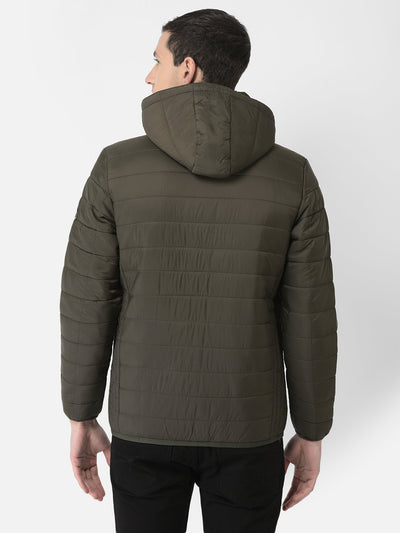  Minimal Olive Padded Jacket 