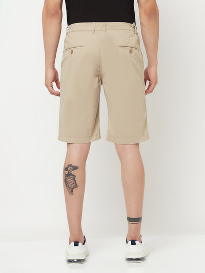 Beige Shorts - Men Shorts