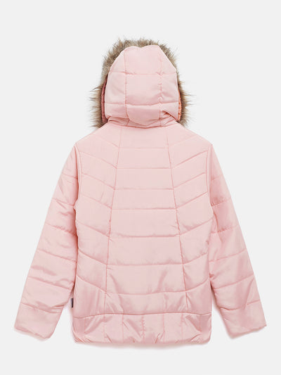 Pink Hooded Jacket - Girls Jackets