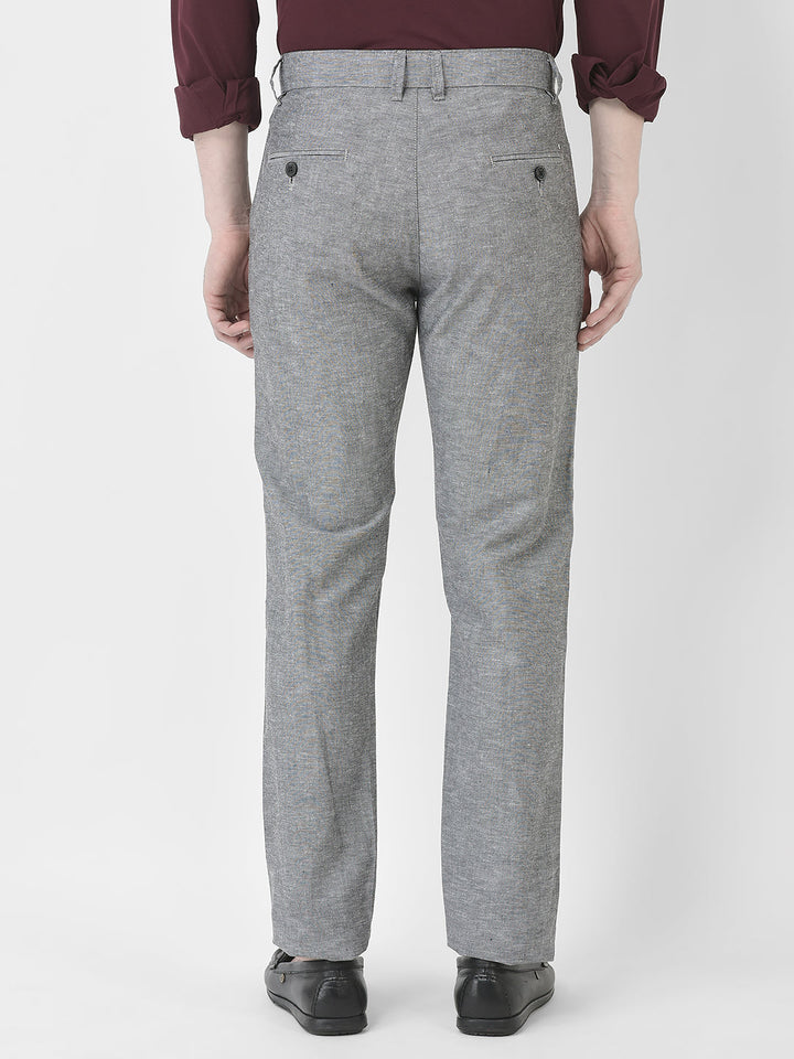  Dark Melange Grey Trousers