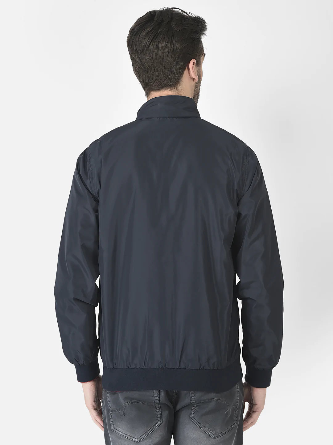  Maroon Printed Reversible Jacket