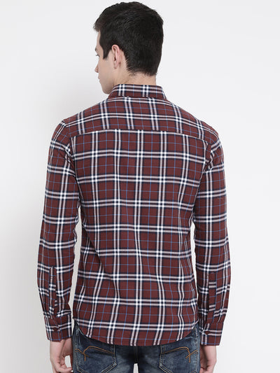 Red Checked Shirt - Men Shirts