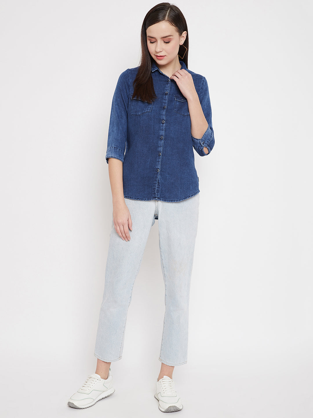 Denim Casual Shirt - Women Shirts