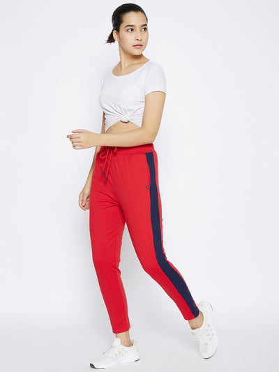 Red Track Pants - Women Track Pants