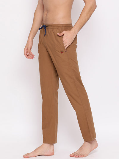 Brown Straight Lounge Pants - Men Lounge Pants