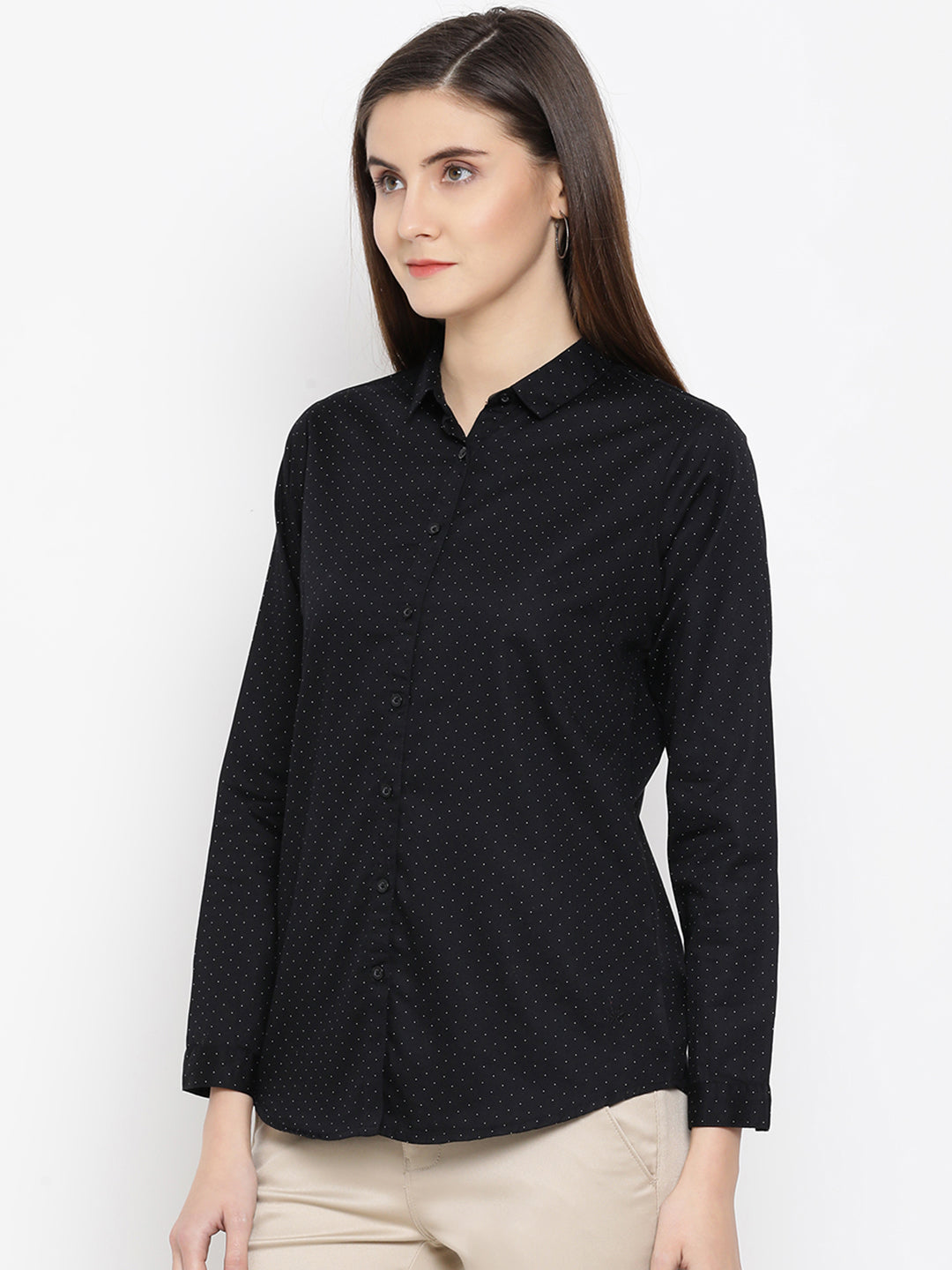 Printed Button up Full Sleeves Shirt - Women Shirts