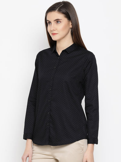 Printed Button up Full Sleeves Shirt - Women Shirts