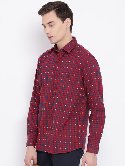 Red Checked Shirt - Men Shirts